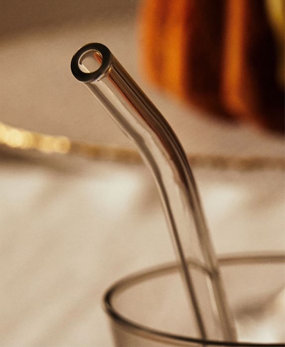 Conjunto 6 Palhinhas Borossilicato Zara Home NOVO