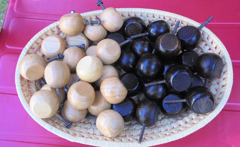 Galki meblowe drewniane cena za 10 szt