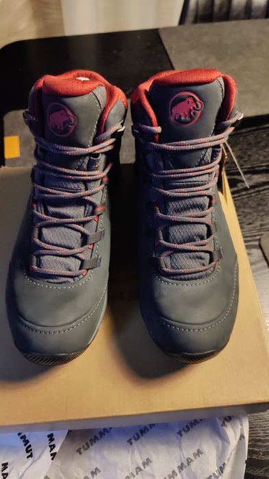 Buty Mammut Nova Mid GTX Women Black/Blood Red