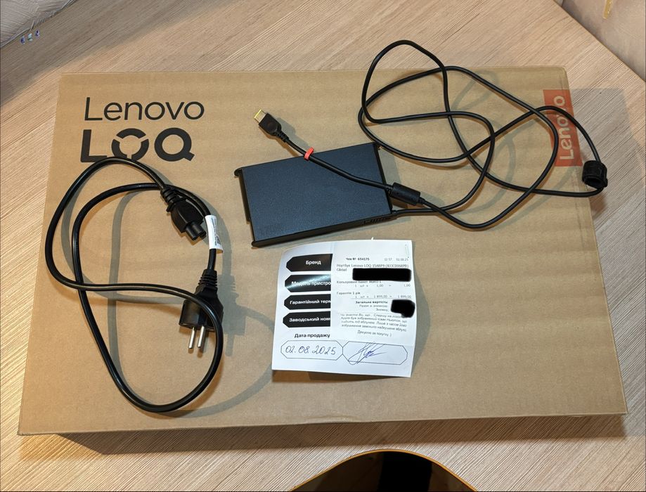 Lenovo LOQ 15ARP9 | Ryzen 5 | RTX 3050 6GB | ГАРАНТІЯ | 12 циклів