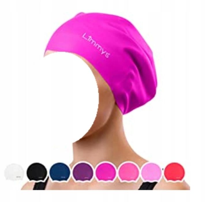 Czepek pływacki dla dorosłych Silikon Limmys różowy