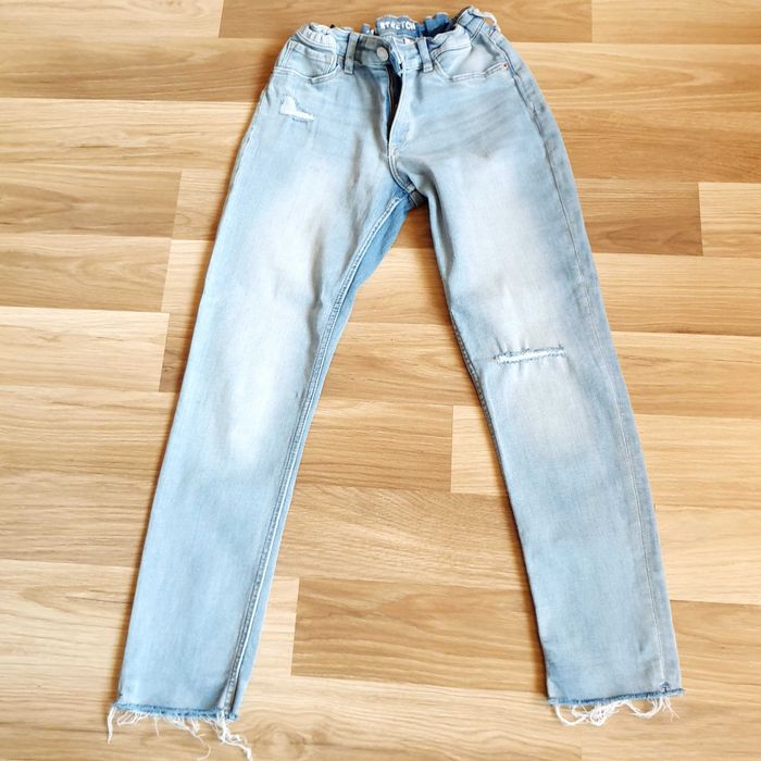 2 pary spodni - jeans- rozm. 152 - H&M i Amercanos