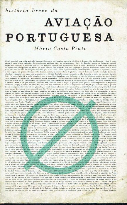 14759
	
Brief History of Portuguese Aviation  
Mário Costa Pinto