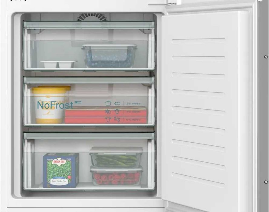 KI96N5SE0  Lodówka z dolnym zamrażalnikiem do zabudowy 193.5