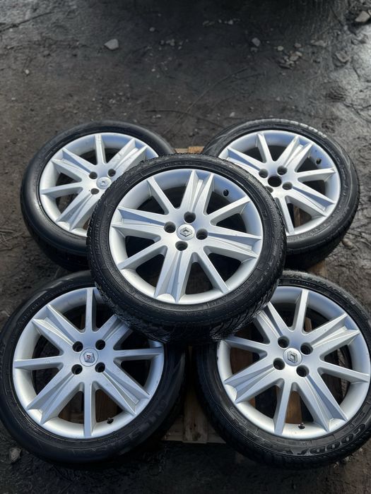 Титани р17 4/100 renault рено диски колесо резина в подарок !