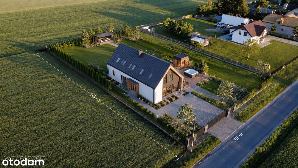 Działka budowlana Łowicz - Małszyce o powierzchni 2426 m² - 36m sz - Widok 2