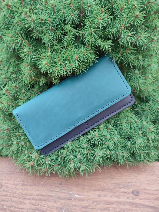 Шкіряний гаманець ручної роботи