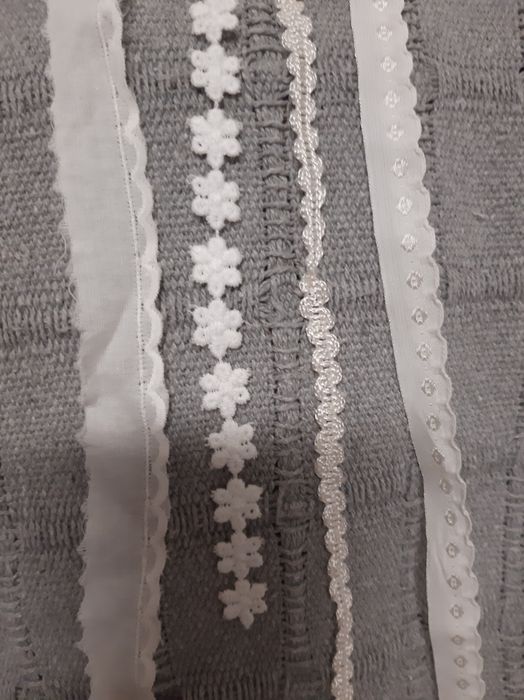 Rendas diversas em algodao