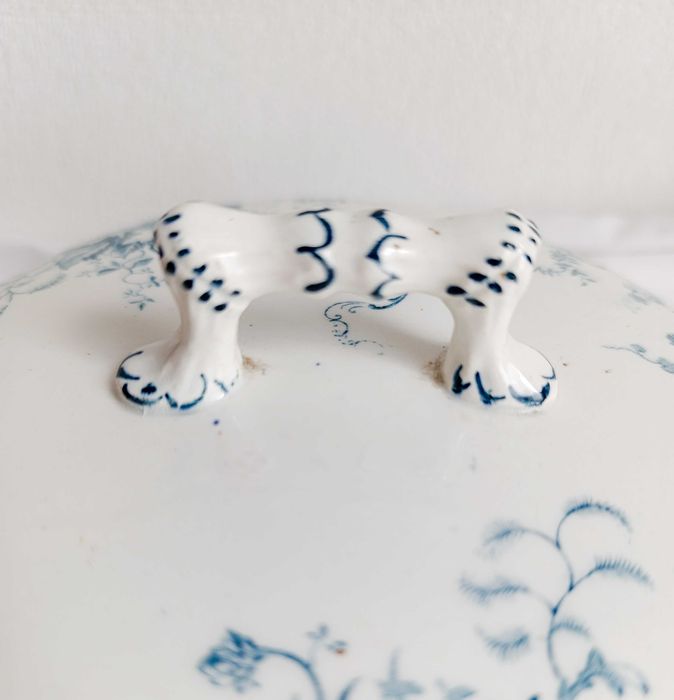 Terrina com Travessa em Faiança