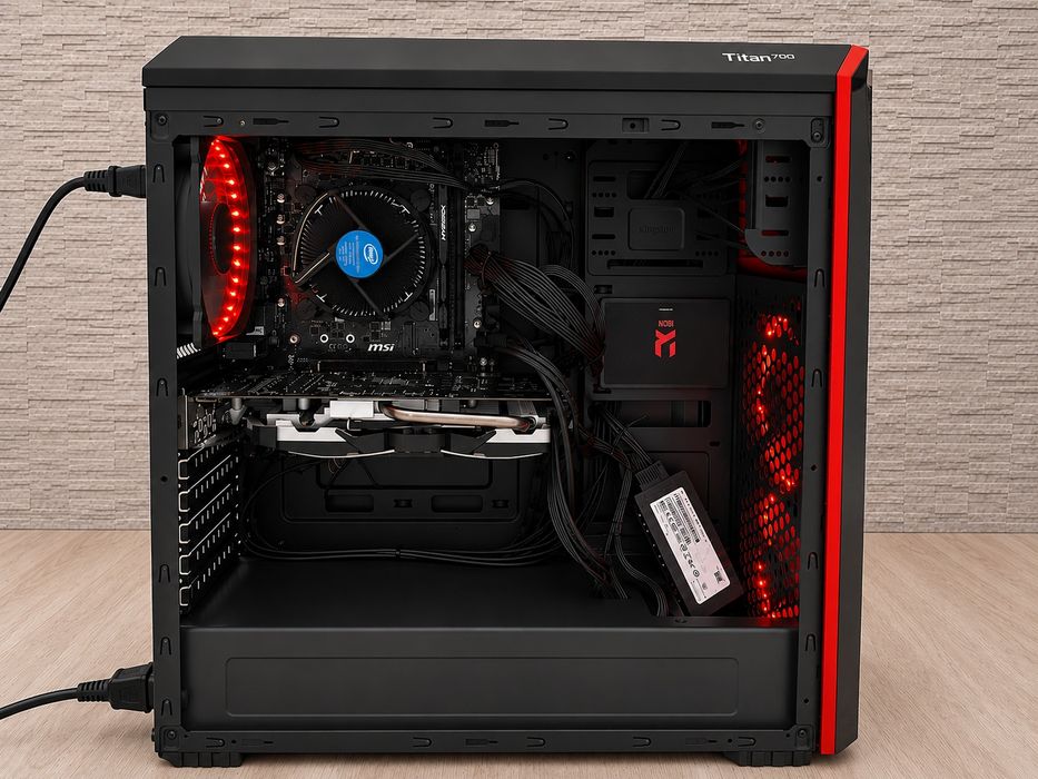 Sprzedam komputer stacjonarny, do gier, do biura. I5, Radeon  RX570