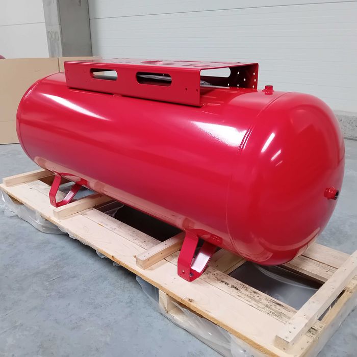 Zbiornik powietrza 270 litrów poziomy do kompresora 11 bar Kupczyk