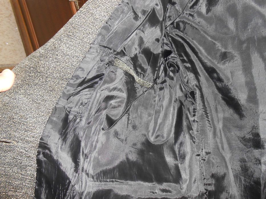 Мужской пиджак, ткань с велюровым отливом, фирма "Безондер".