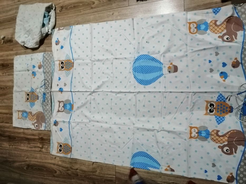 Komplet pościeli do łóżeczka 3 elementy.