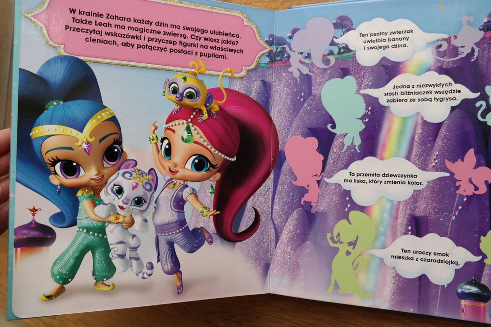 Książka z figurkami shimmer shine