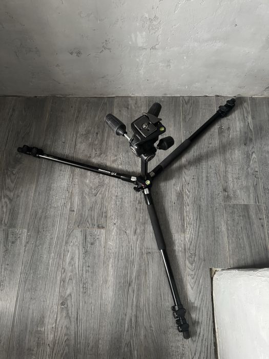Штатив Manfrotto 190XPROL (алюміній) + 3D голівка 804RC2
