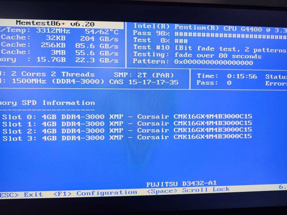 Corsair Vengeance LPX DDR4-3000 4096MB / 4шт