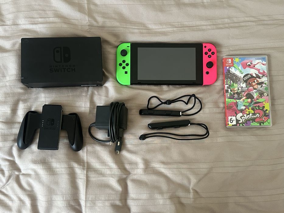 Консоль Nintendo Switch 1 с Splatoon 2