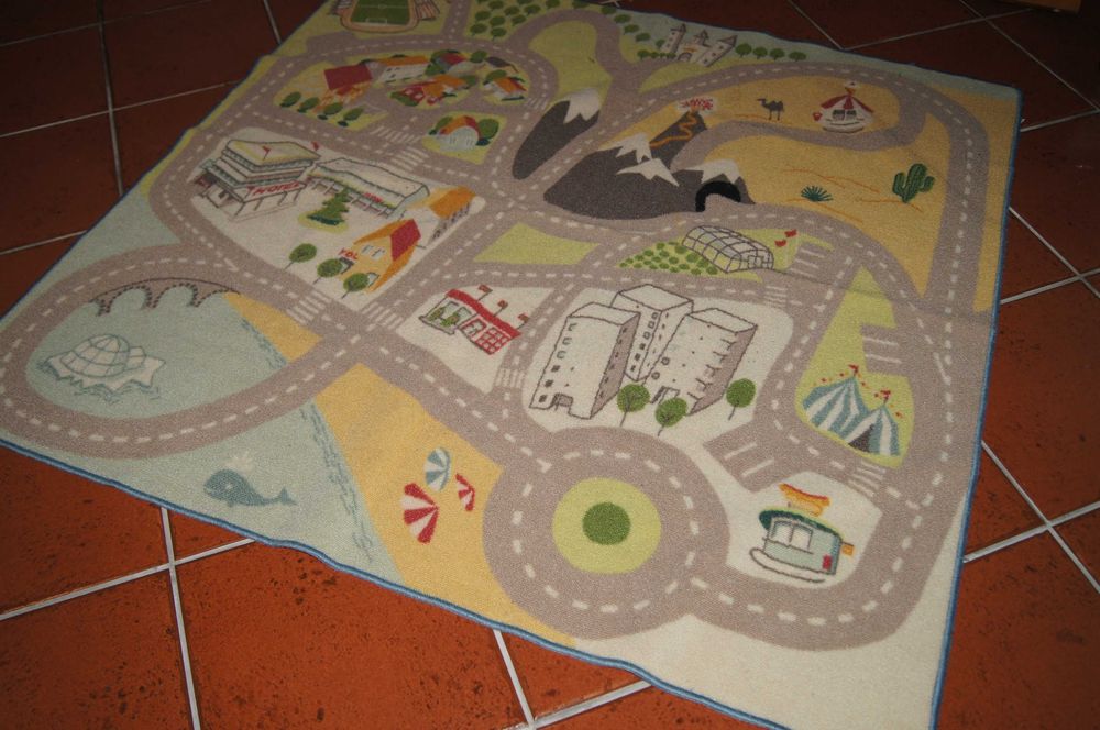 Tapete infantil cidade e estrada - Ikea