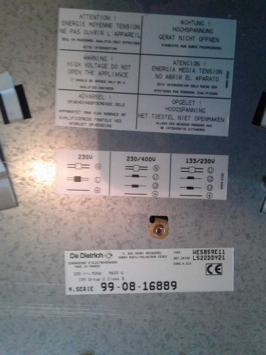 Placa de indução De Dietrich