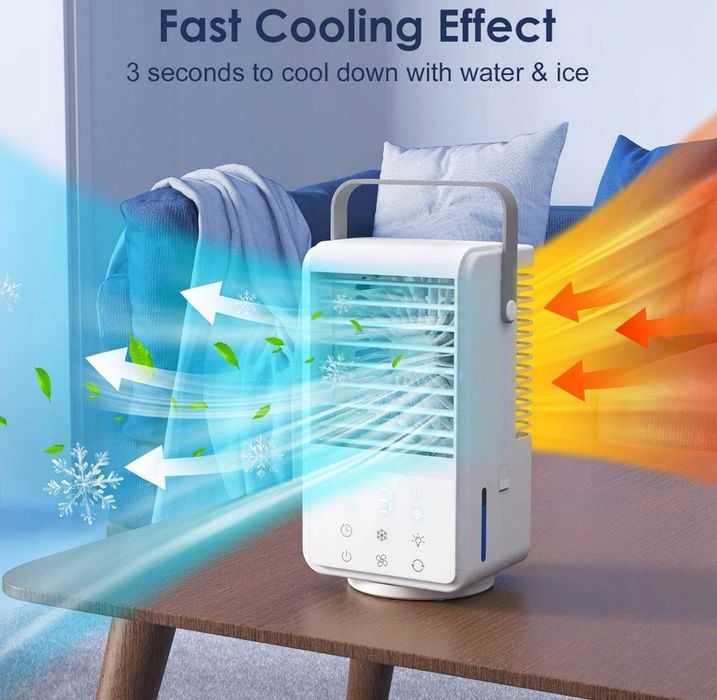 Klimatyzator przenośny mini wentylator air cooler WIAONE 4 w 1 YP16