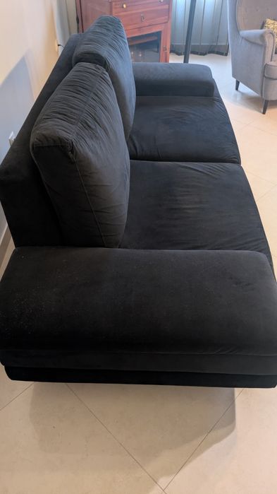 Sofá 3 lugares em tecido