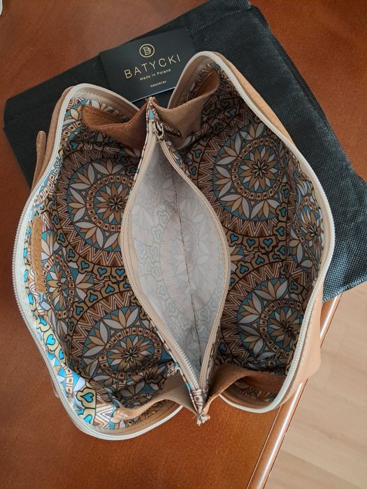 Elegancka skórzana kosmetyczka Batycki