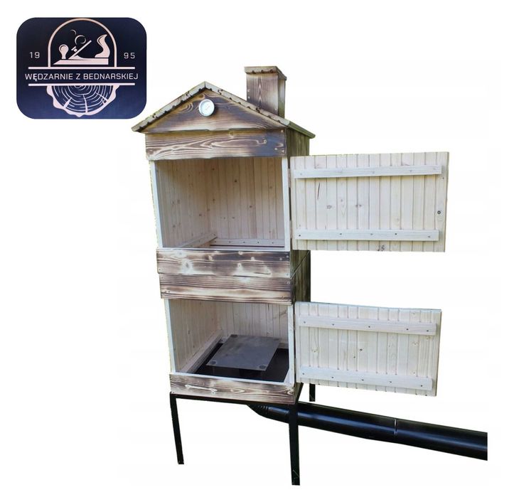 Wędzarnia Drewniana Ogrodowa Opalana Impregnowana