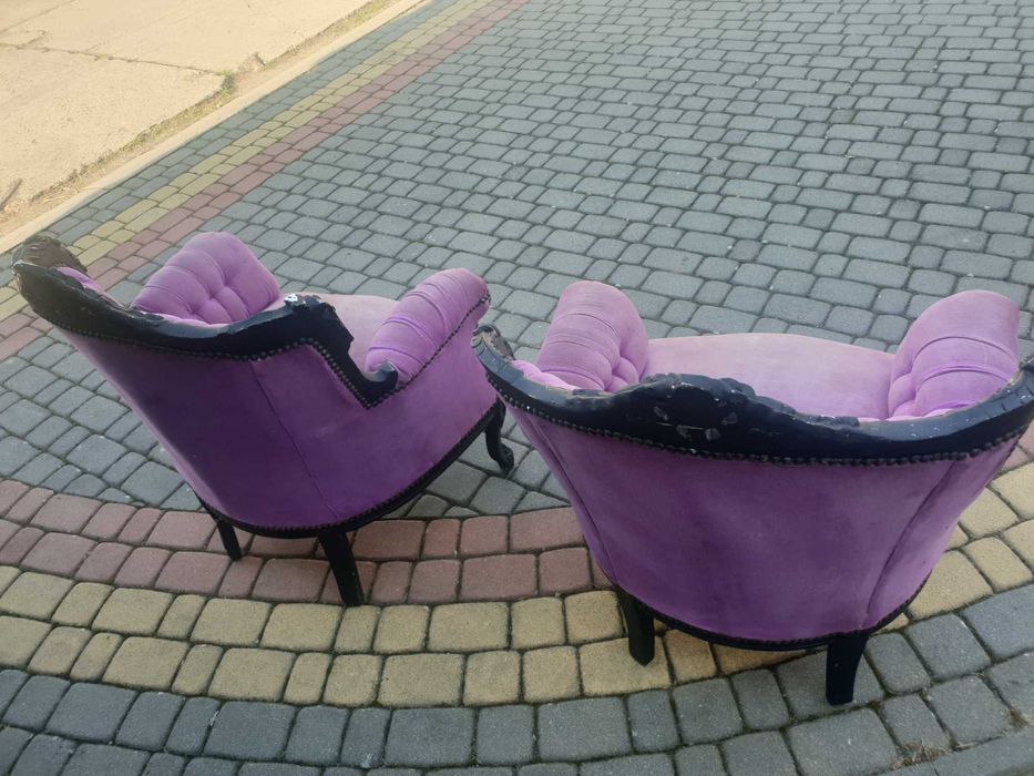 Fotele w stylu barokowym antyki
