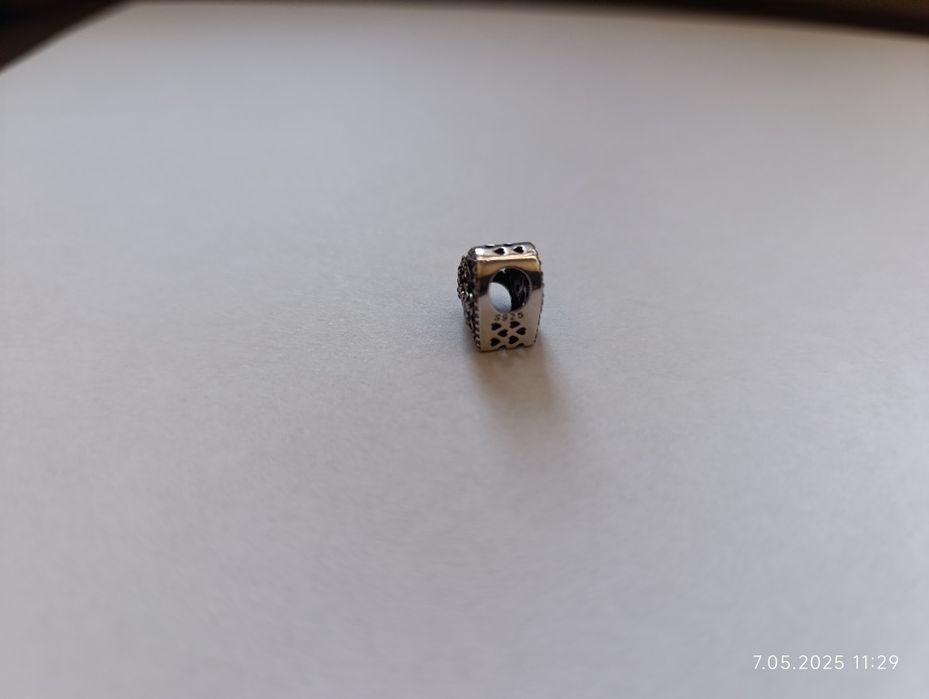 Nowa Zawieszka srebrna charms serce kość łapa psa bransoletek Pandora