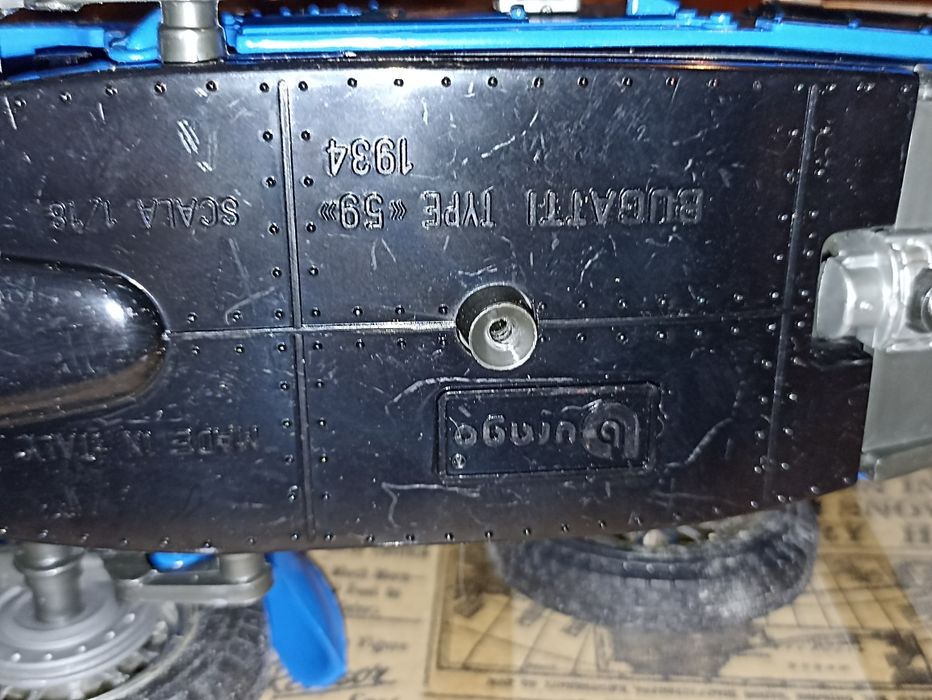Bburago model Bugatti "Type 59" (1934), skala 1:18