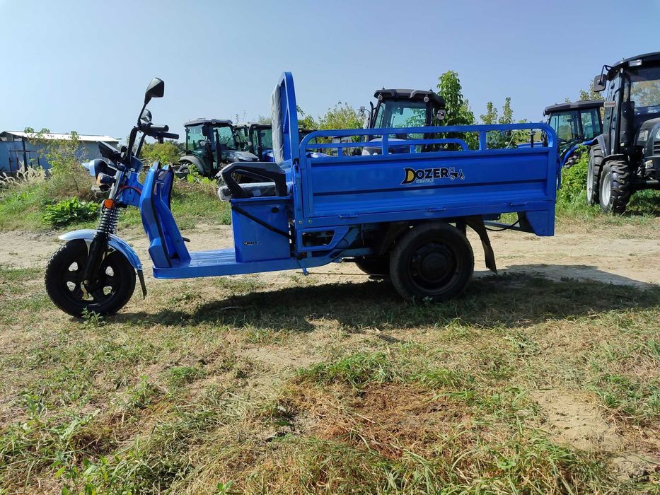 Электро Трицикл грузовой Дозер 1200 ватт Индия с Доставкой домой