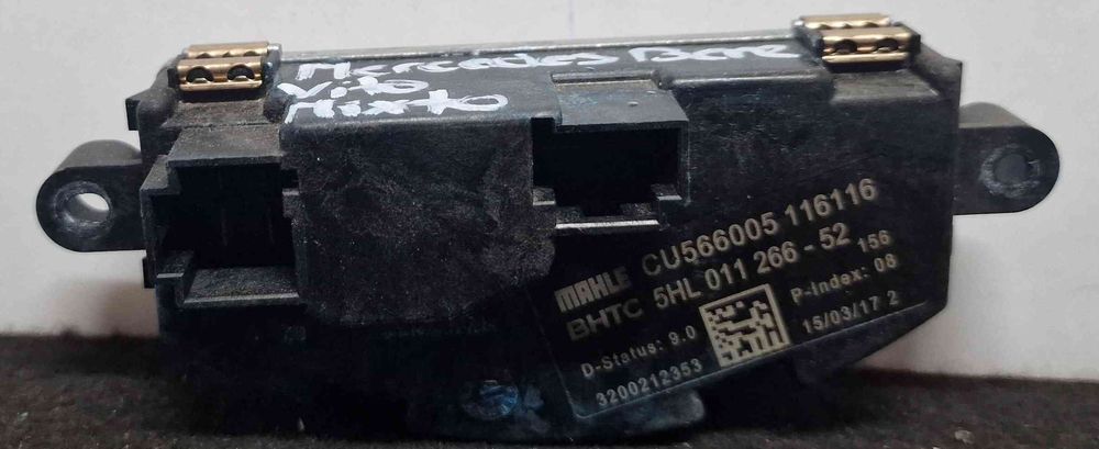 Resistência da Chauffage / Sofagem MERCEDES-BENZ VITO / MIXTO Caixa (W639) ano 2015
