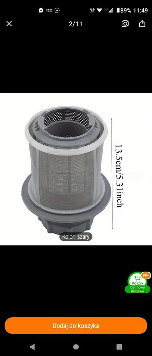 Sprzedam filtr do zmywarki