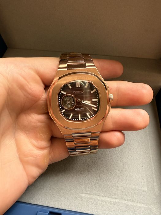 Zegarek SEIKO Mod Nautilius Rose Gold