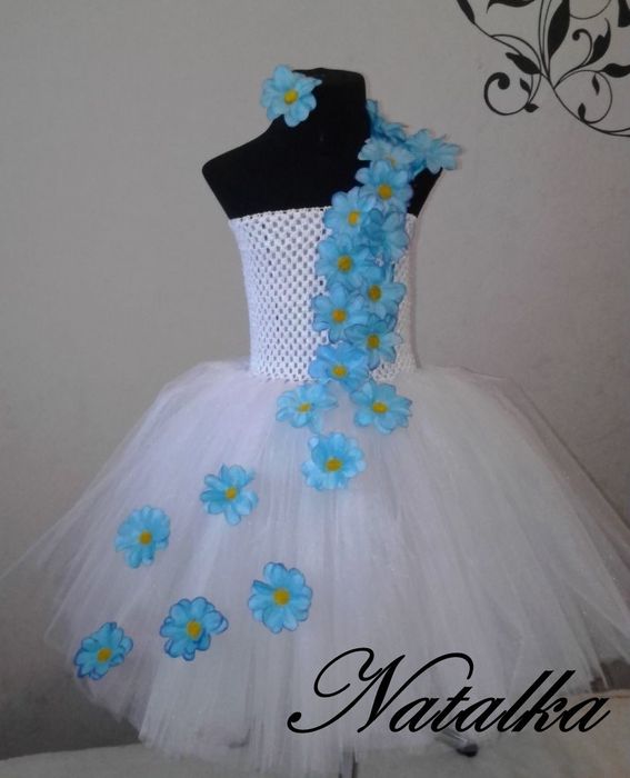 Плаття  для дівчинки ромашка та незабутка