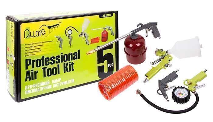 Набір для фарбування 5 од. пневматичний Alloid НП-2000А6