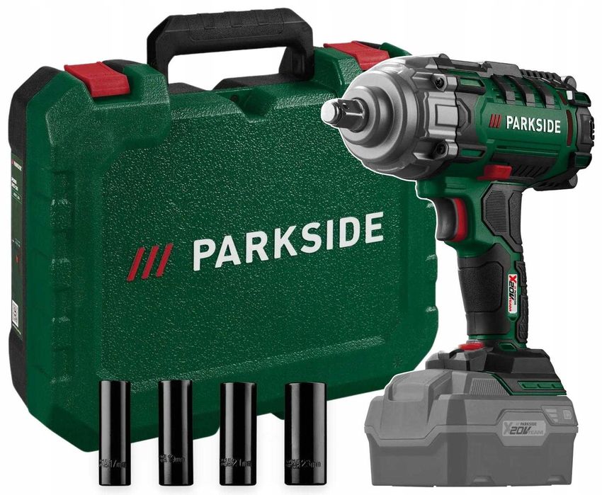 PARKSIDE Akumulatorowa Wkrętarka Udarowa PASSK 20-Li C4 20 V + NASADKI