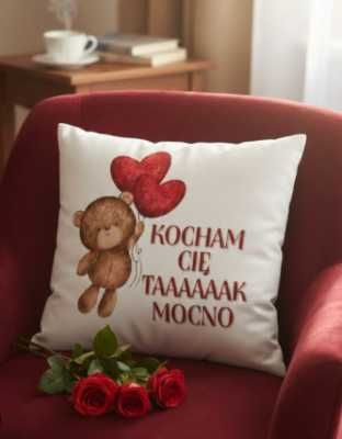 poduszka Walentynki Kocham Cię Tak Mocno