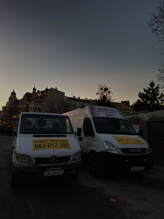 Mobilna Wulkanizacja 24/7 Pomoc Drogowa Mobilny Serwis Opon Mechanik