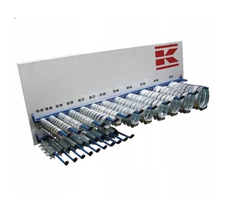 Zestaw opasek ślimakowych 220 szt + praktyczny wieszak – super jakość!