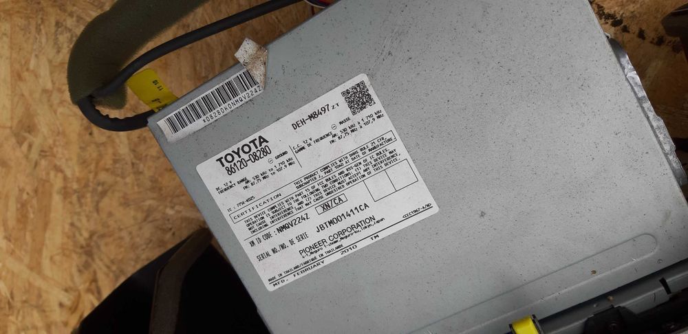 Radio Toyota Sienna 11-20r