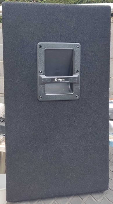 Colunas Skytec 800w RMS c/ amplificação