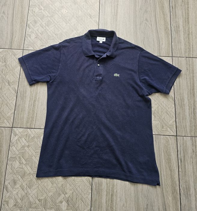 Чоловіча футболка-поло Lacoste Classic Fit — Темно-синя/  XL /Оригінал