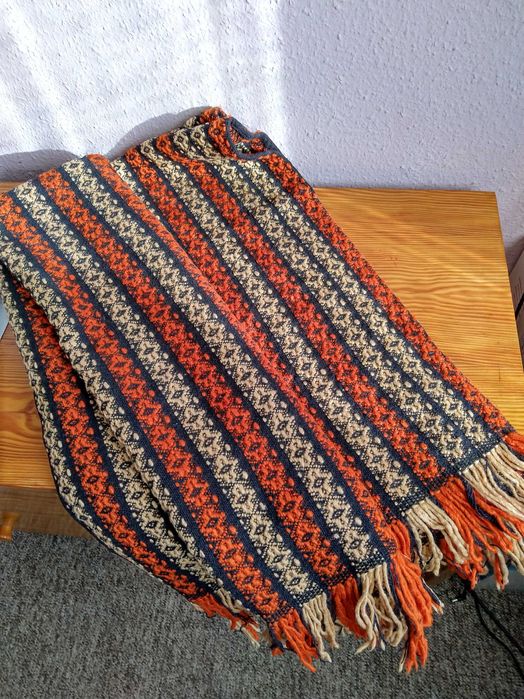 Kilim narzuta vintage na łóżko lub kanapę