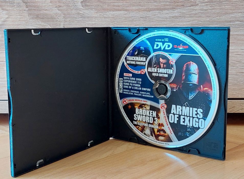 Armies Of Exigo / Broken Sword 3 / Trackmania / Alien Shooter PL *PC*