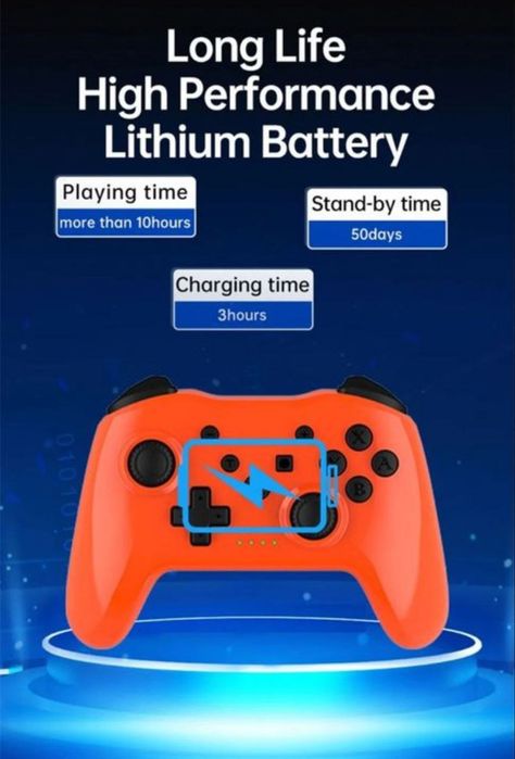 Геймпад джойстик беспроводной Gaminja NS017 Bluetooth с аккумулятором