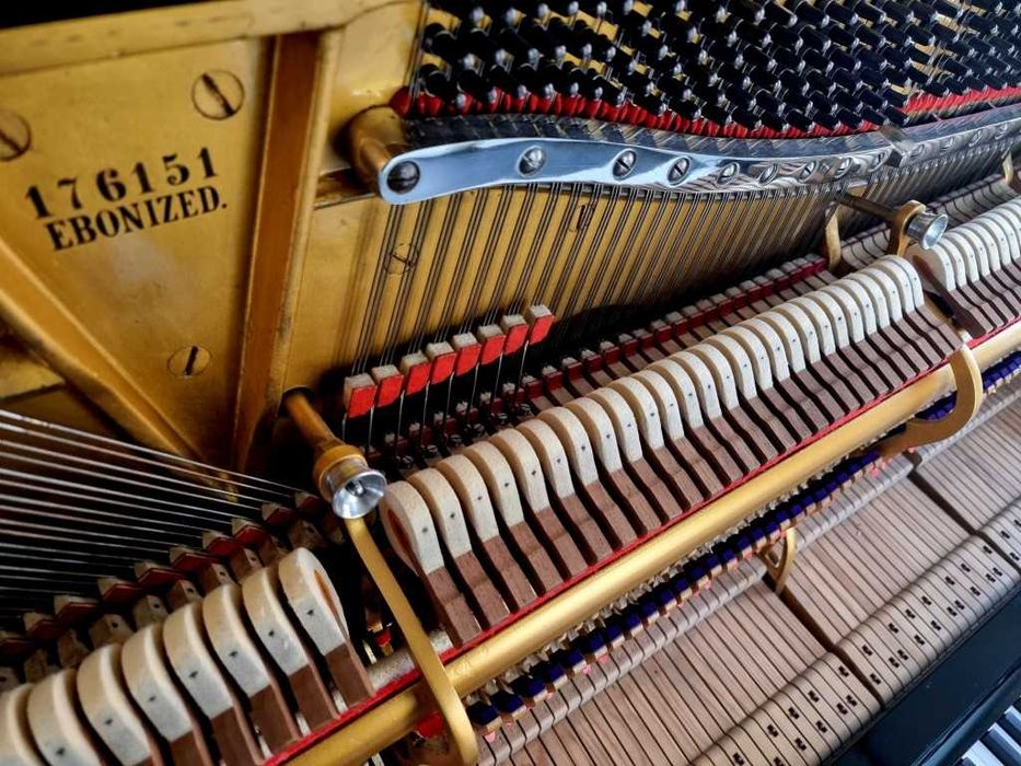 Pianino Steinway & Sons model K 130cm 1917r CZARNY POŁYSK