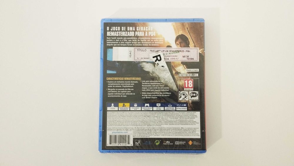PS4 - The Last Of Us - Remastered - SELADO