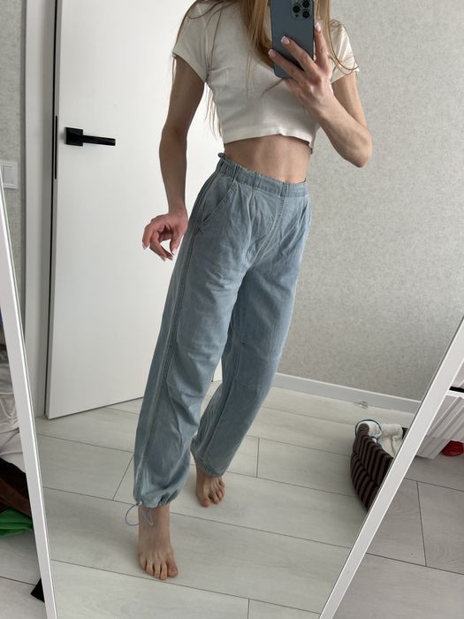 Джинси карго прямі довгі