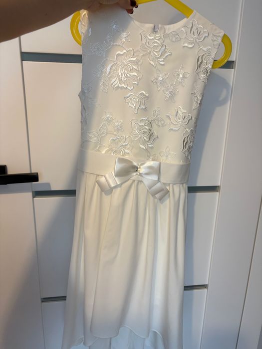 Alba komunijna sukienka buty wianek opaska rękawiczki torebka bolerko